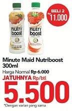 Promo Harga MINUTE MAID Nutriboost 300 ml - Carrefour