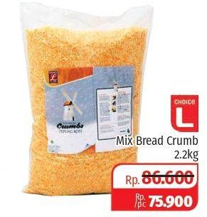 Promo Harga Choice L Mix Bread Crumb 2200 gr - Lotte Grosir