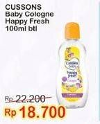 Promo Harga CUSSONS BABY Cologne Happy Fresh 100 ml - Indomaret