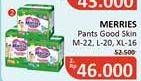 Promo Harga Merries Pants Good Skin XL16, M22, L20 16 pcs - Alfamidi