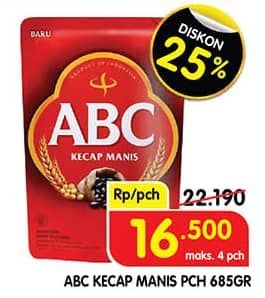 Promo Harga ABC Kecap Manis 520 ml - Superindo