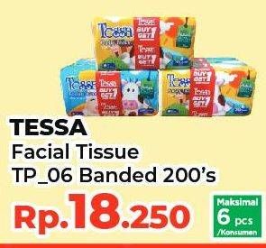 Promo Harga Tessa Facial Tissue TP 06 200 pcs - Yogya