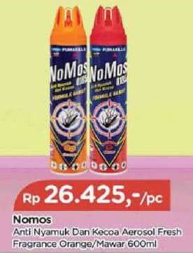 Promo Harga Nomos Aerosol Orange, Mawar 600 ml - TIP TOP