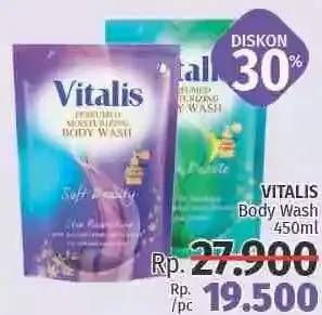 Promo Harga VITALIS Body Wash 450 ml - LotteMart