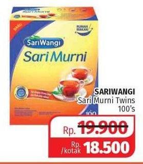 Promo Harga Sariwangi Teh Sari Murni Twins 100 pcs - Lotte Grosir