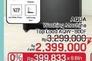 Promo Harga Aqua Mesin Cuci AQW-800F  - LotteMart
