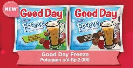 Promo Harga Good Day Coffee Freeze  - Hypermart