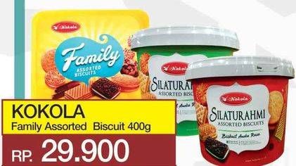 Promo Harga KOKOLA Family Assorted Biscuit 400 gr - Yogya