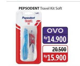 Promo Harga Pepsodent Travel Pack Soft 2 pcs - Alfamidi