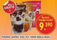 Promo Harga NUTRIJELL Pudding Santan Rasa Pandan, Susu 130 gr - Superindo
