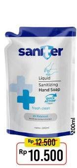 Promo Harga SANITER Hand Wash 200 ml - Alfamart