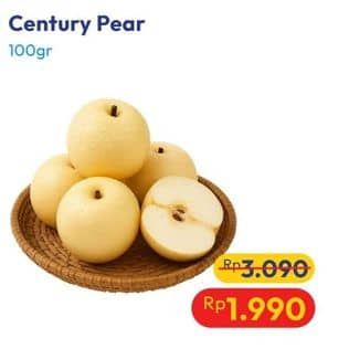 Promo Harga Pear Century per 100 gr - Hypermart