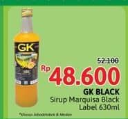 Promo Harga GK Syrup Markisa Asli Black Label 630 ml - Alfamidi