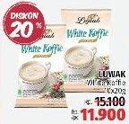 Promo Harga Luwak White Koffie per 10 sachet 20 gr - LotteMart