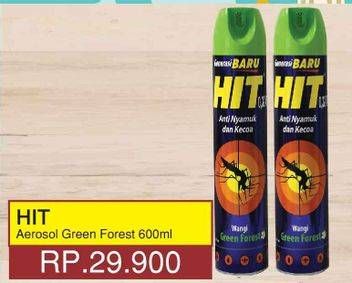 Promo Harga HIT Aerosol Green Forest 600 ml - Yogya