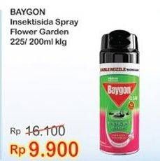 Promo Harga BAYGON Insektisida Spray 225ml/200ml  - Indomaret