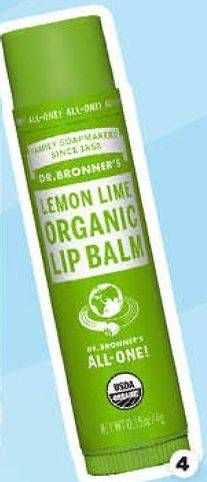 Promo Harga DR BRONNERS Organic Lip Balm 4 gr - Guardian