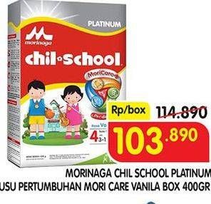 Promo Harga MORINAGA Chil School Platinum Vanila 400 gr - Superindo