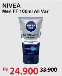 Promo Harga NIVEA MEN Facial Foam All Variants 100 ml - Alfamart