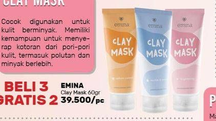 Promo Harga EMINA Clay Mask 60 ml - Guardian