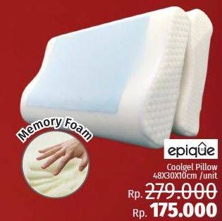 Promo Harga EPIQUE Coolgel Pillow 48 X 30 X 10  - LotteMart