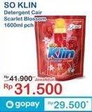 Promo Harga SO KLIN Liquid Detergent 1600 ml - Indomaret