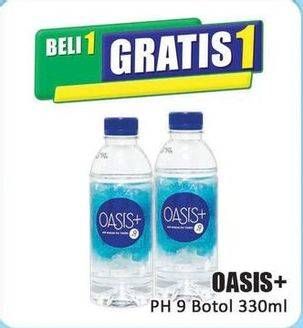 Promo Harga Oasis Air Mineral 330 ml - Hari Hari