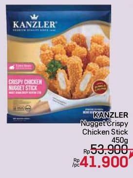 Promo Harga Kanzler Chicken Nugget Stick Crispy, Crispy 450 gr - LotteMart