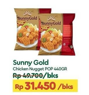 Promo Harga Sunny Gold Chicken Nugget Pop 440 gr - TIP TOP