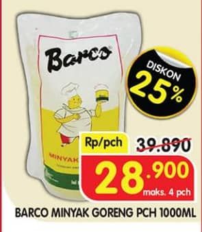 Promo Harga Barco Minyak Goreng Kelapa 1000 ml - Superindo