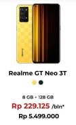 Promo Harga Realme GT Neo 3T 8GB + 128GB  - Erafone