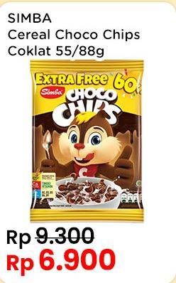 Promo Harga Simba Cereal Choco Chips Coklat 55 gr - Indomaret