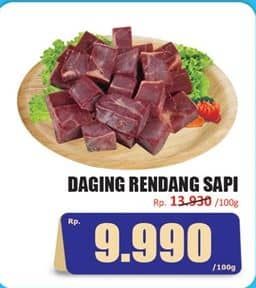 Promo Harga Daging Rendang Sapi per 100 gr - Hari Hari