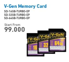 Promo Harga V-GEN Memory Turbo 16GB, Turbo 32GB, Turbo 64GB  - Electronic City