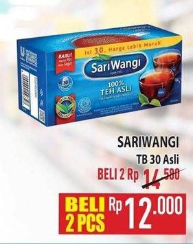 Promo Harga Sariwangi Teh Asli 55 gr - Hypermart