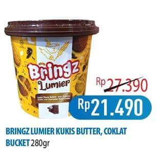 Promo Harga Bringz Lumier Cookies Butter And Chocolate 282 gr - Hypermart