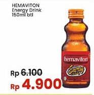 Promo Harga Hemaviton Energi Drink 150 ml - Indomaret