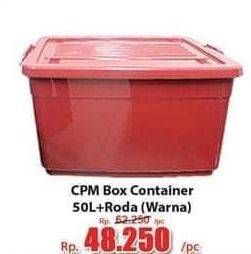 Promo Harga CPM Container Box + Roda Warna 50000 ml - Hari Hari