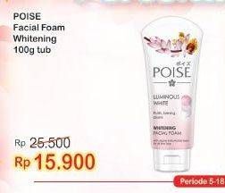 Promo Harga POISE Facial Foam Luminous White 100 gr - Indomaret