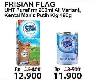 Promo Harga FRISIAN FLAG Susu UHT Purefarm All Variants 900 ml - Alfamart