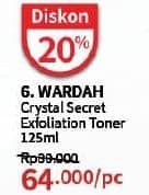Promo Harga Wardah Crystal Secret Exfoliating Toner 125 ml - Guardian