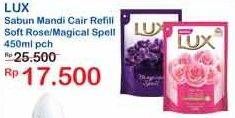 Promo Harga LUX Body Wash Soft Rose, Magical Spell 450 ml - Indomaret