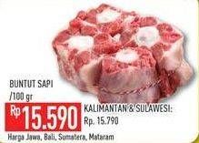 Promo Harga Oxtail Sapi per 100 gr - Hypermart