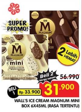 Promo Harga Walls Magnum Mini per 6 pcs 45 ml - Superindo