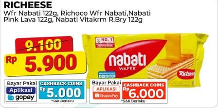 Promo Harga Nabati Wafer  - Alfamart