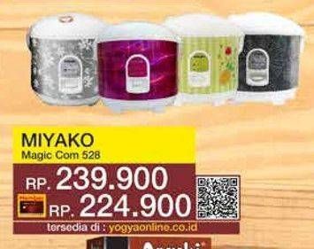 Promo Harga MIYAKO MCM 528 | Magic Com  - Yogya