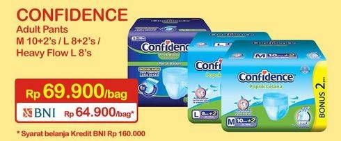 Promo Harga CONFIDENCE Adult Diapers Pants/Adult Diapers Heavy Flow  - Indomaret