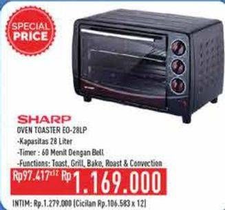 Promo Harga Sharp Sharp Oven Toaster EO-28LP  - Hypermart