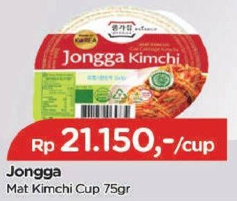 Promo Harga JONGGA Mat Kimchi 75 gr - TIP TOP