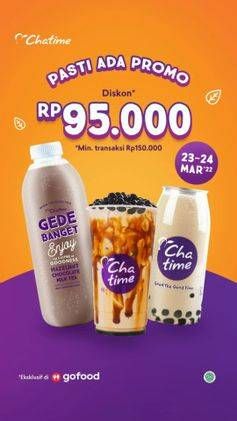 Promo Harga CHATIME Minuman  - Chatime